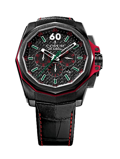 Corum Admiral's Cup AC-One 45 Chronograph Mexico Black PVD Titanium watch REF: 132.211.95/0F01 ANME Review